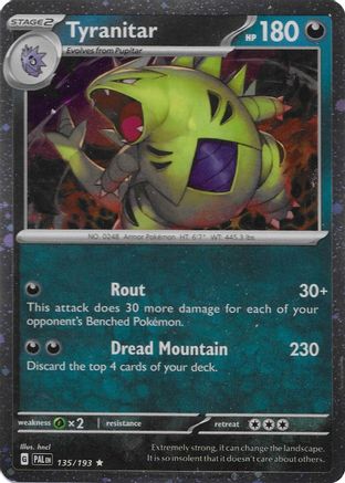 Tyranitar (135/193) (Cosmo Foil) [Miscellaneous Cards]