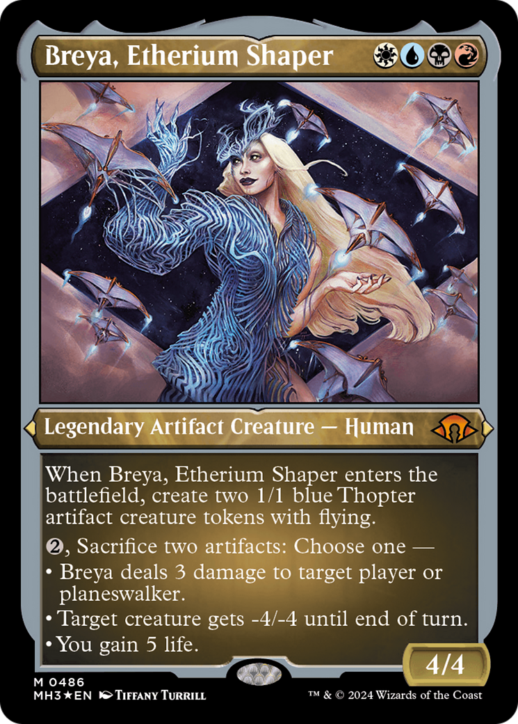 Breya, Etherium Shaper (MH3-486) - Modern Horizons 3 Foil