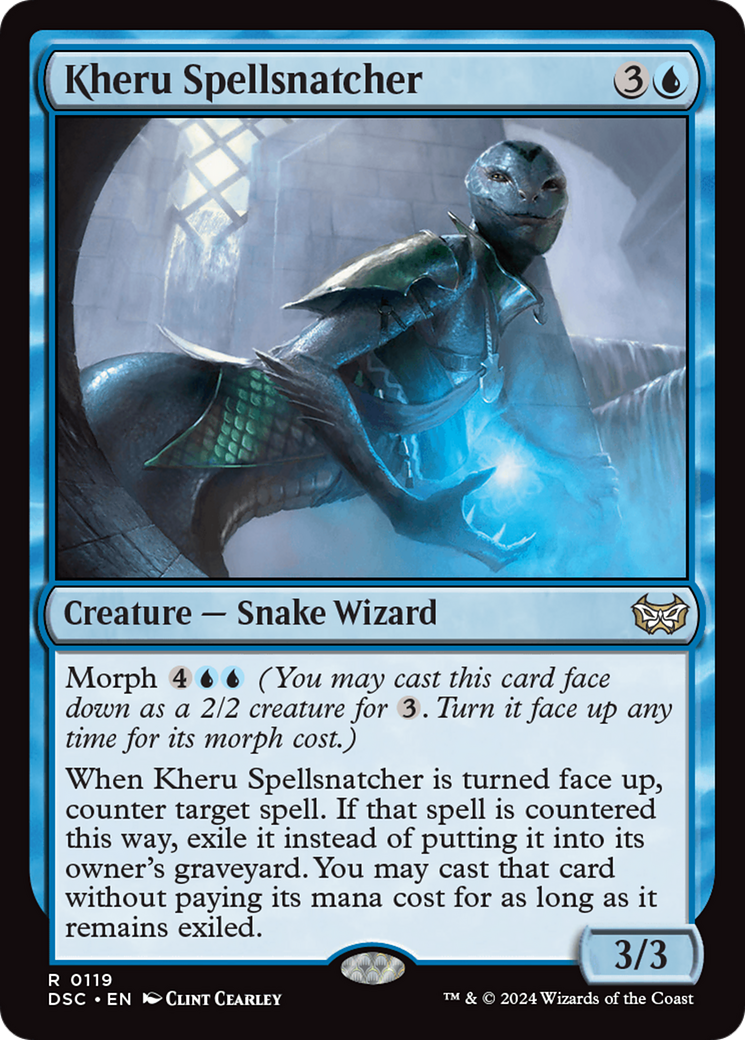 Kheru Spellsnatcher [Duskmourn: House of Horror Commander]
