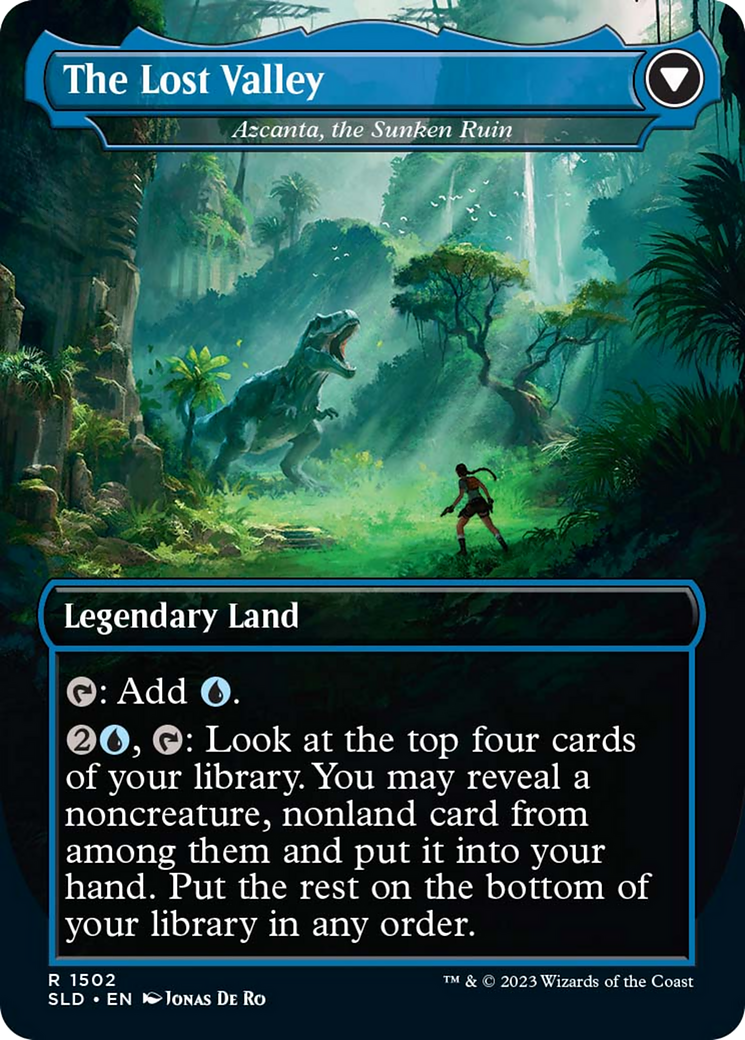 Search for Azcanta // Azcanta, the Sunken Ruin (SLD-1502) - Secret Lair Drop (Borderless)
