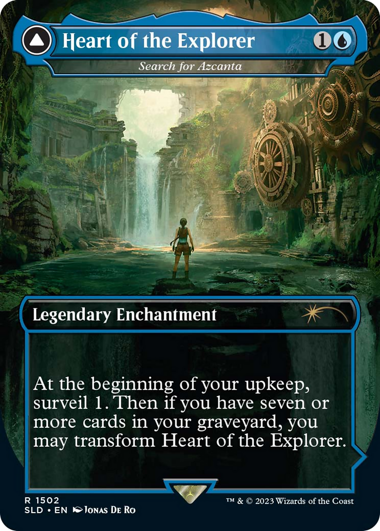 Search for Azcanta // Azcanta, the Sunken Ruin (SLD-1502) - Secret Lair Drop (Borderless)