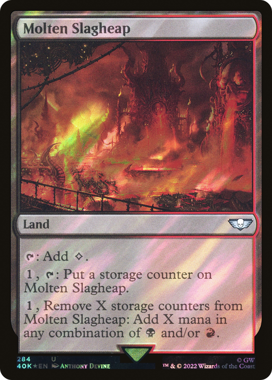 Molten Slagheap (Surge Foil) [Universes Beyond: Warhammer 40,000]