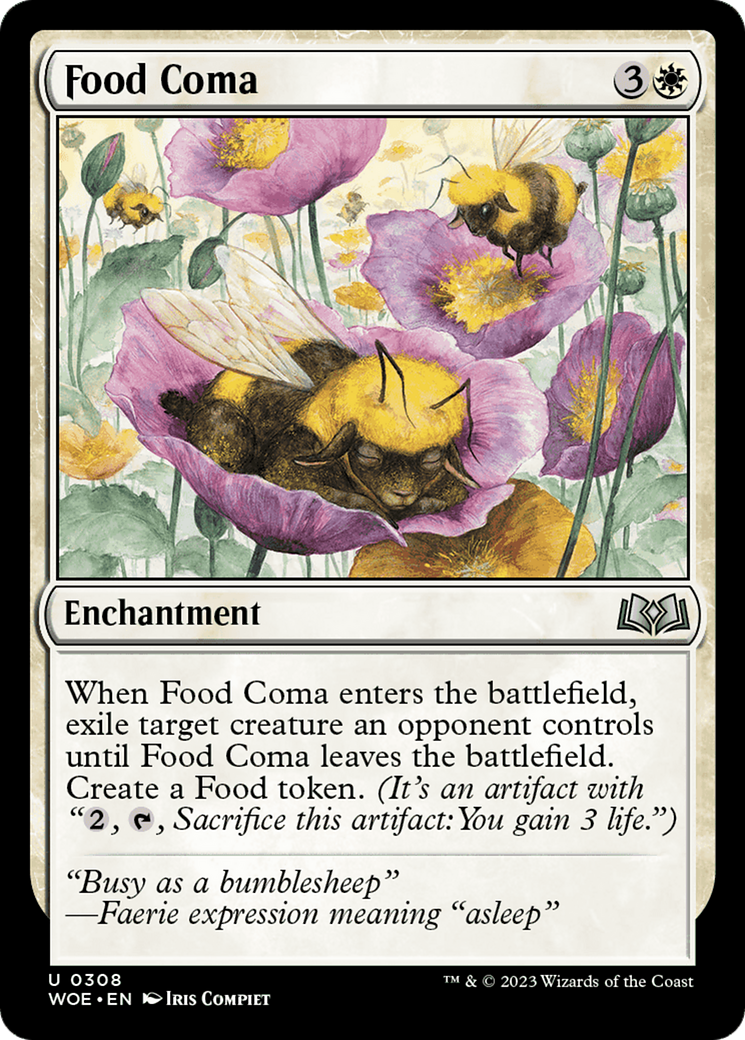 Food Coma (WOE-308) - Wilds of Eldraine Foil