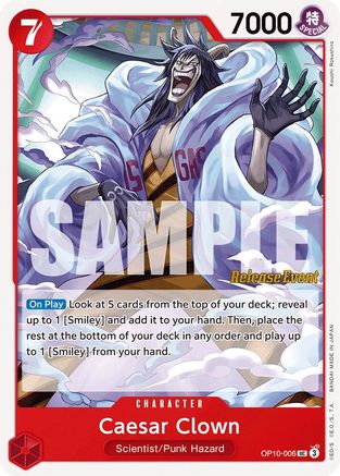 Caesar Clown [Royal Blood Release Event Cards]