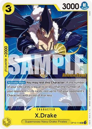 X.Drake [Royal Blood Release Event Cards]