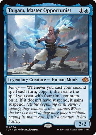 Taigam, Master Opportunist (PPTDM-060) - Promo Pack: Tarkir: Dragonstorm