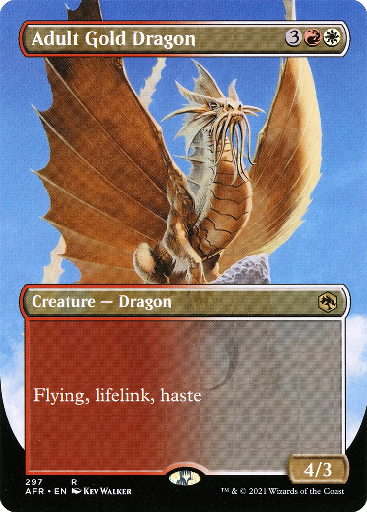 Adult Gold Dragon (Extended) [Dungeons & Dragons: Adventures in the Forgotten Realms]