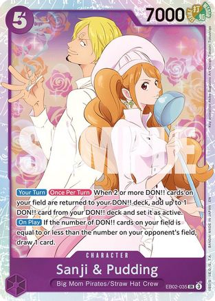 Sanji & Pudding [Extra Booster: Anime 25th Collection]
