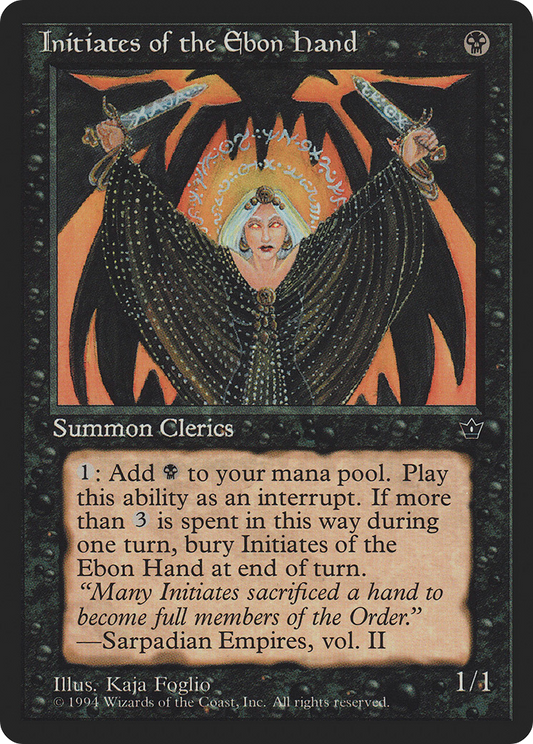 Initiates of the Ebon Hand (Kaja Foglio) [Fallen Empires]
