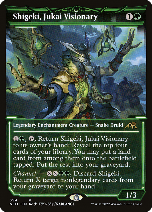 Shigeki, Jukai Visionary (Showcase Soft Glow) [Kamigawa: Neon Dynasty]