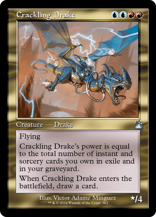 Crackling Drake (RVR-362) - Ravnica Remastered Foil