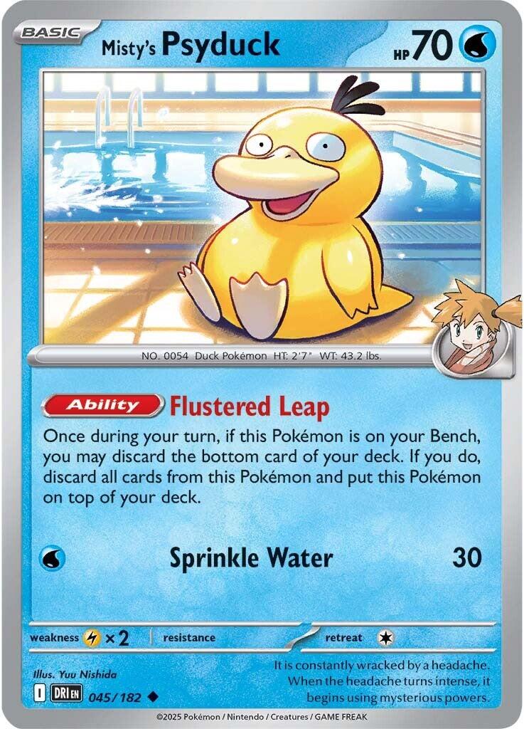 Misty's Psyduck (045/182) [Scarlet & Violet: Destined Rivals]