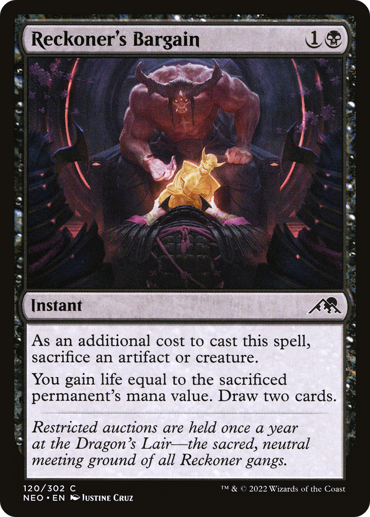 Reckoner's Bargain [Kamigawa: Neon Dynasty]