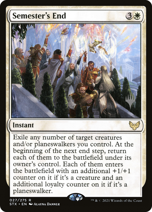 Semester's End (Promo Pack) [Strixhaven: School of Mages Promos]