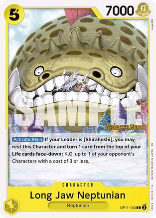 Long-Jaw Neptunian [A Fist of Divine Speed Release Event Cards]