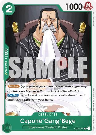Capone"Gang"Bege [Starter Deck: GREEN Jewelry Bonney]