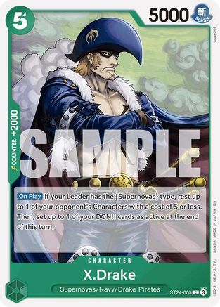 X.Drake [Starter Deck: GREEN Jewelry Bonney]