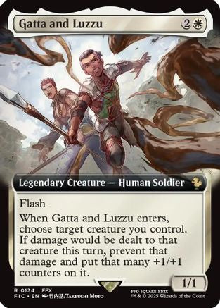 Gatta and Luzzu (Extended Art) (FIC-134) - Commander: FINAL FANTASY