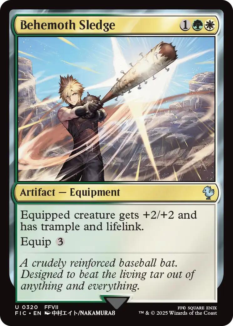 Behemoth Sledge (Surge Foil) [FINAL FANTASY Commander]