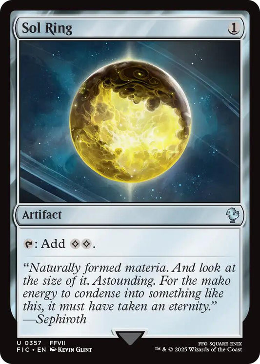 Sol Ring (0357) (Surge Foil) [FINAL FANTASY Commander]