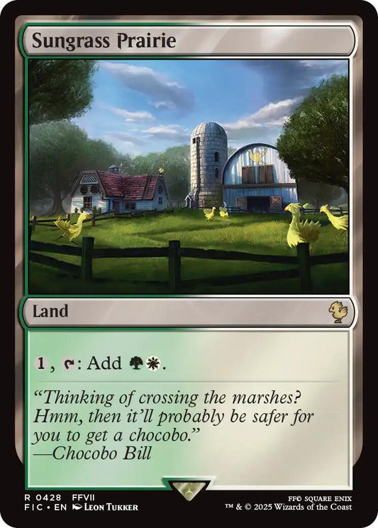 Sungrass Prairie (Surge Foil) [FINAL FANTASY Commander]