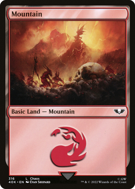 Mountain (316) [Universes Beyond: Warhammer 40,000]