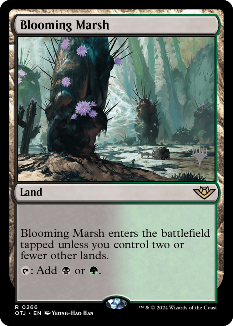 Blooming Marsh (PPOTJ-266) - Outlaws of Thunder Junction Promos Foil