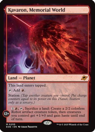 Kavaron, Memorial World (EOE-255) - Edge of Eternities Foil