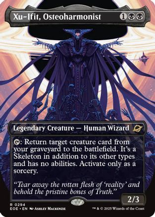 Xu-Ifit, Osteoharmonist (Borderless) (EOE-294) - Edge of Eternities Foil