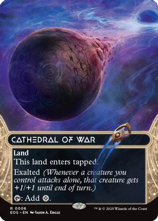 Cathedral of War (0006) (Borderless) (EOE-006) - Edge of Eternities Foil