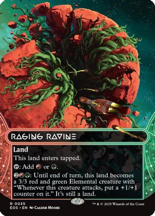 Raging Ravine (0035) (Borderless) (EOE-035) - Edge of Eternities