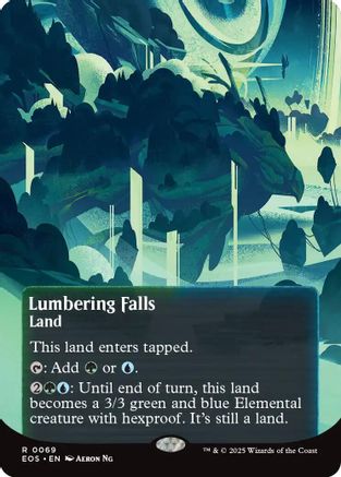 Lumbering Falls (0056) (Borderless) (EOE-056) - Edge of Eternities