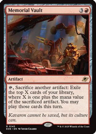 Memorial Vault (EOE-145) - Edge of Eternities