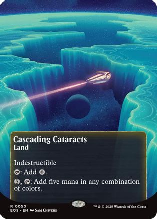 Cascading Cataracts (0050) (Borderless) (EOS-050) - Edge of Eternities: Stellar Sights