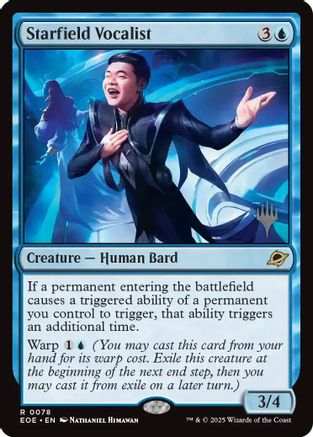 Starfield Vocalist (PPEOE-078) - Promo Pack: Edge of Eternities Foil
