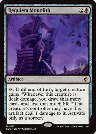 Requiem Monolith (PPEOE-113) - Promo Pack: Edge of Eternities Foil