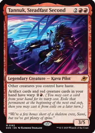 Tannuk, Steadfast Second (PPEOE-162) - Promo Pack: Edge of Eternities Foil