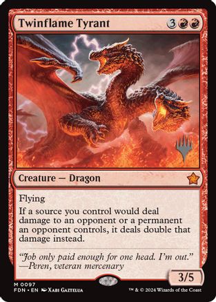 Twinflame Tyrant (PPEOE-097) - Promo Pack: Edge of Eternities