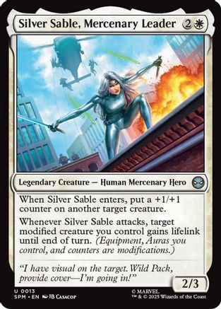 Silver Sable, Mercenary Leader (SPM-013) - Marvel's Spider-Man