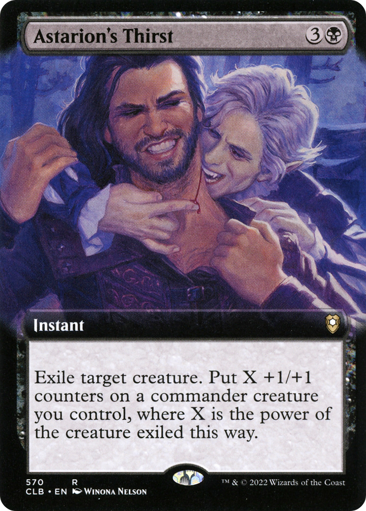 Astarion's Thirst (Extended Art) [Commander Legends: Battle for Baldur's Gate]