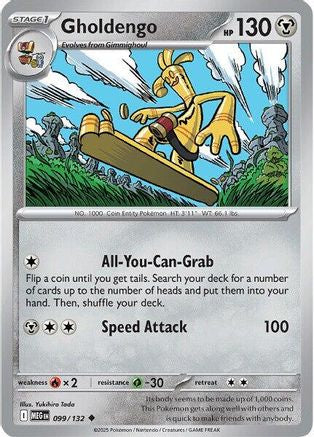Gholdengo 099/132  ME01 Mega Evolution - Uncommon