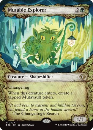 Mutable Explorer (Showcase) (ECL-327) - Lorwyn Eclipsed