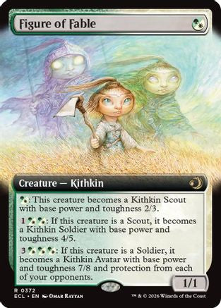 Figure of Fable (Extended Art) (ECL-372) - Lorwyn Eclipsed Foil