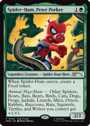 Spider-Ham, Peter-Porker (PLAY-002) - Play Promos Foil