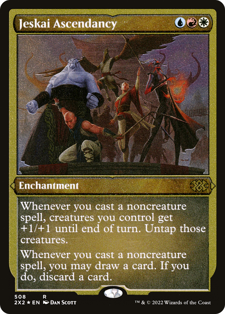 Jeskai Ascendancy (Foil Etched) (2X2-508) - Double Masters 2022 Foil