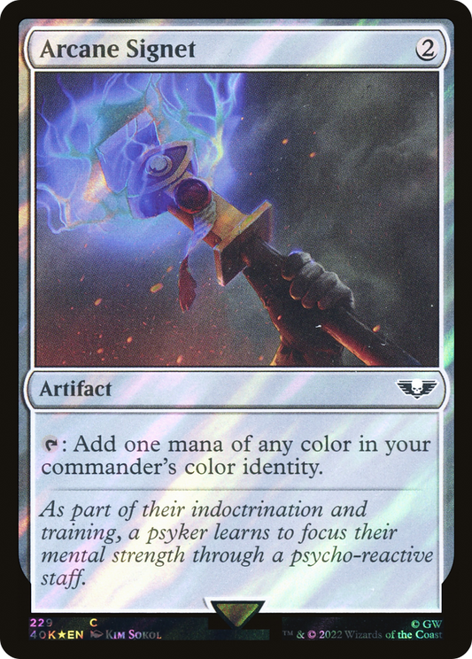 Arcane Signet (229) (Surge Foil) [Universes Beyond: Warhammer 40,000]