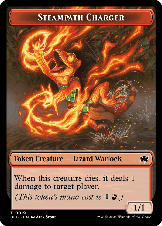 Steampath Charger (BLB-019) - Bloomburrow Tokens