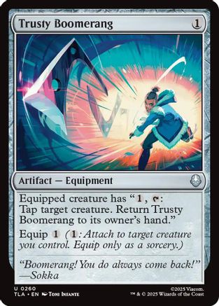 Trusty Boomerang (TLA-260) - Avatar: The Last Airbender