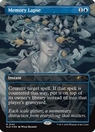 Memory Lapse (SLD-2142) - Secret Lair Drop Series Foil
