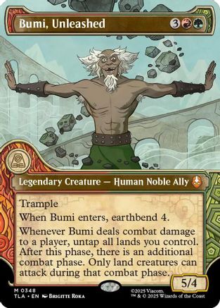 Bumi, Unleashed (Showcase) (TLA-348) - Avatar: The Last Airbender